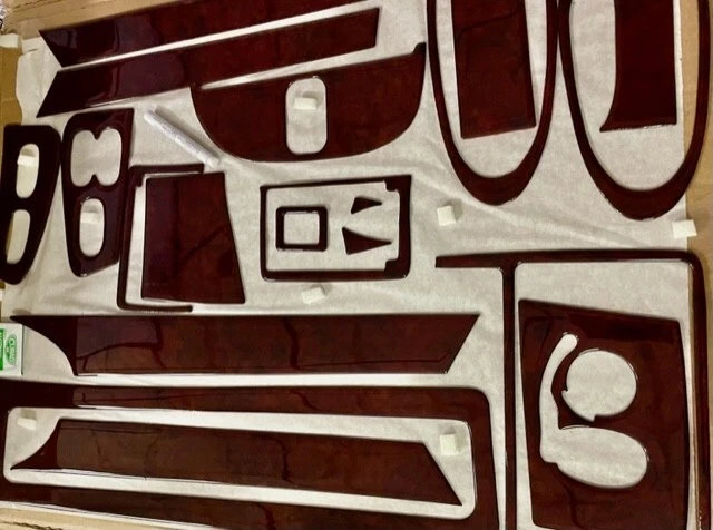 LINCOLN MARK 8 VIII FITS 1997 1998 DASH TRIM KIT CAR NEW CAR INTERIOR PANEL WOOD - Image 2 of 4