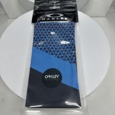 Oakley Sunglasses Microbag Cleaning  Storage Pouch FRENCH BLUE W/ Black DESIGN