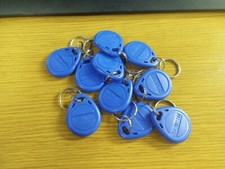 10Pcs Door Access Card TK4100 125KHZ RFID ID Card Tags Keychains Proximity Key