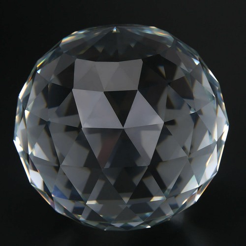 60/80mm Cut Crystal Sphere Prisms Glass Ball Faceted Gazing Suncatcher Crafts IS - Picture 7 of 10