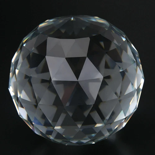 60/80mm Cut Crystal Sphere Prisms Glass Ball Faceted Gazing Suncatcher Crafts IS - Picture 7 of 10