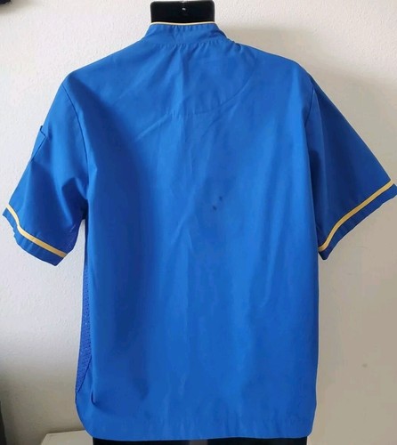 VTG. Naval Base Coronado FOOD SVCS Chef Coat Jacket Kitchen Workwear Uniform S - Picture 2 of 15