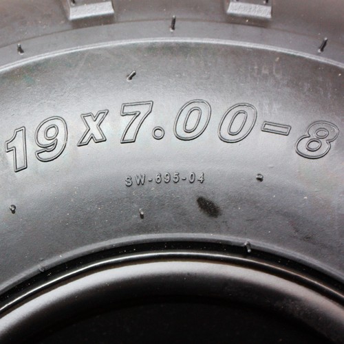 2X 19x7 - 8 pulgadas llanta delantera neumático 125cc 150cc cuádruple bicicleta de tierra buggy ATV - Imagen 5 de 6