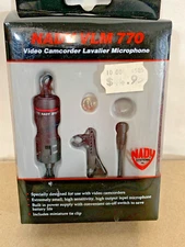 NADY VLM 770 Small Sensitive High Output Lapel Video Camcorder Microphone