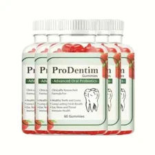5-Pack Prodentim Gummies Dental Supplement for Teeth and Gums - 300 Gummies