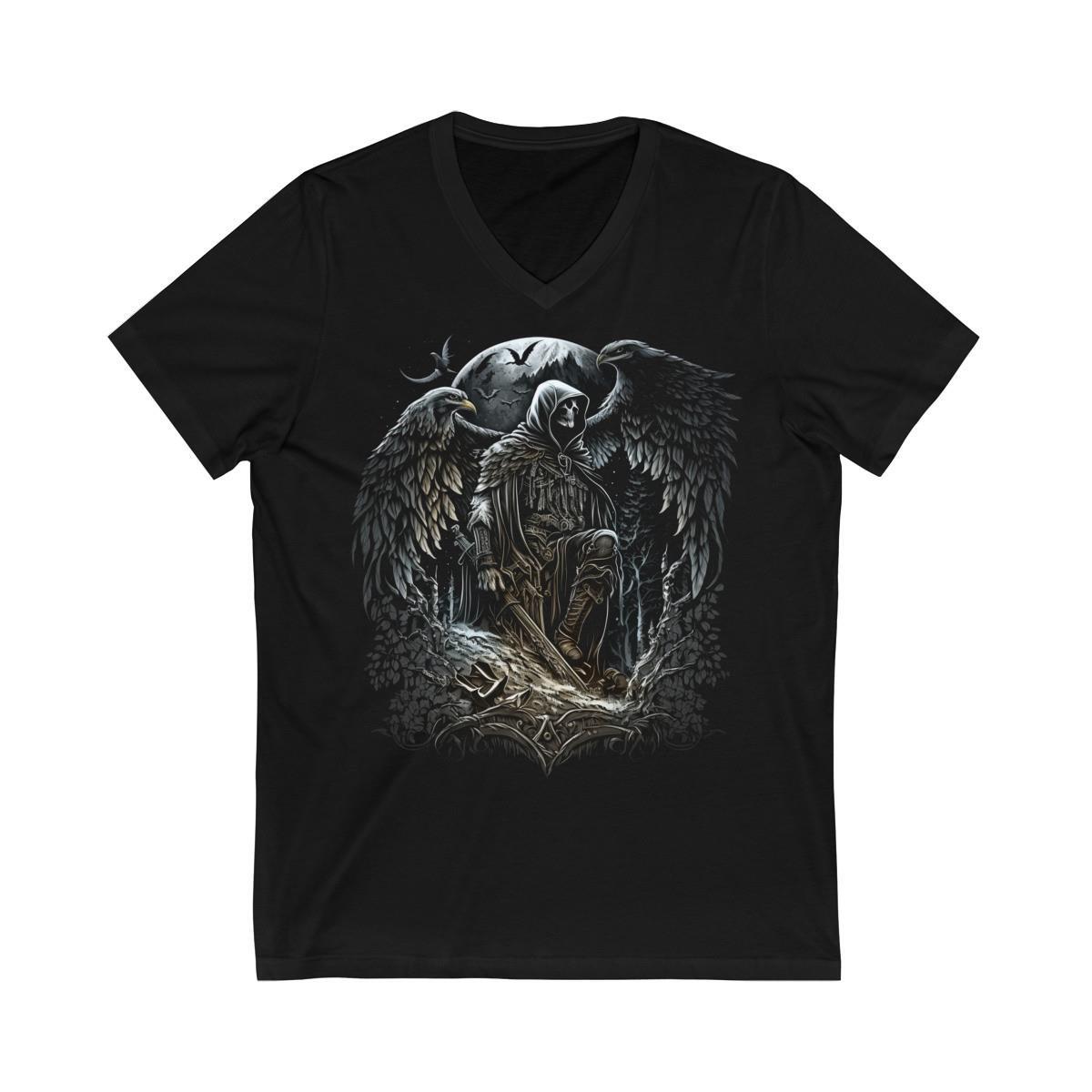 Valhalla Grim Reaper Vintage T Shirt Men Fashion 2023 Women