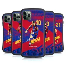 FC BARCELONA 2020/21 FIRST TEAM GROUP 1 HYBRID CASE FOR APPLE iPHONES PHONES