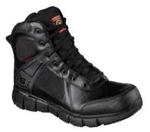 skechers side zip boots