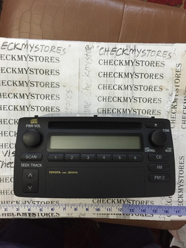 03 04 TOYOTA COROLLA AM/FM RADIO CD PLAYER 86120-02270 OEM | eBay