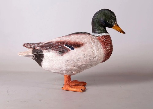 Mallard Duck Statue Farmyard Garden Figure Realistic Detailed Lifesize Models - Picture 4 of 7