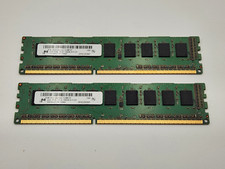 Lot of 2 MICRON MT9KSF25672AZ-1G4M1ZF 2 GB PC3L DDR3 ECC Server RAM MEMORY