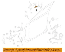 HYUNDAI OEM 20-25 Palisade Front Door Lock Hardware-Handle Cover 82652S8200