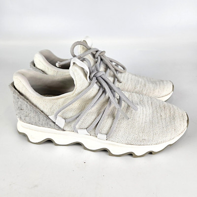 SOREL ☆ キネティック NL3227-100 ホワイト 25cm Sorel Kinetic Women's Size 8.5 White Gray Low Top Lace Up