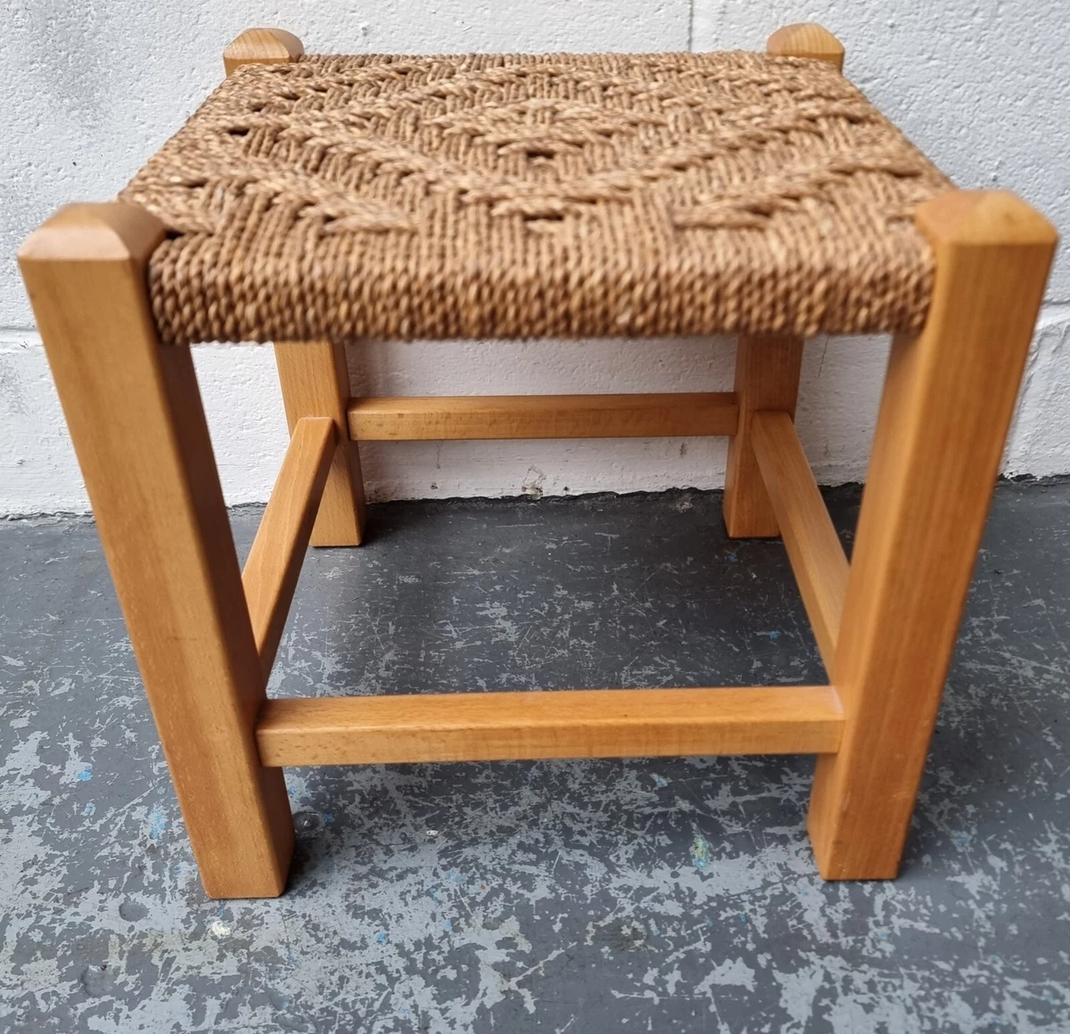 Woven wood stool outlet