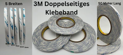 3M™ Doppelseitiges Klebeband mit Papiervlies-Träger 9448A Handy Tablet Display