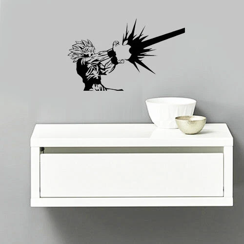 Súper calcomanía adhesiva de anime Dragon Z Goku para Macbook Air Pro computadora portátil ventana de automóvil Foto 4 de 4