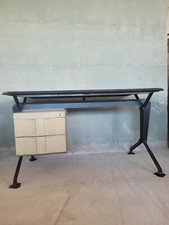 Scrivania Vintage Serie Arco BBPR Per Olivetti Synthesis Anni 60