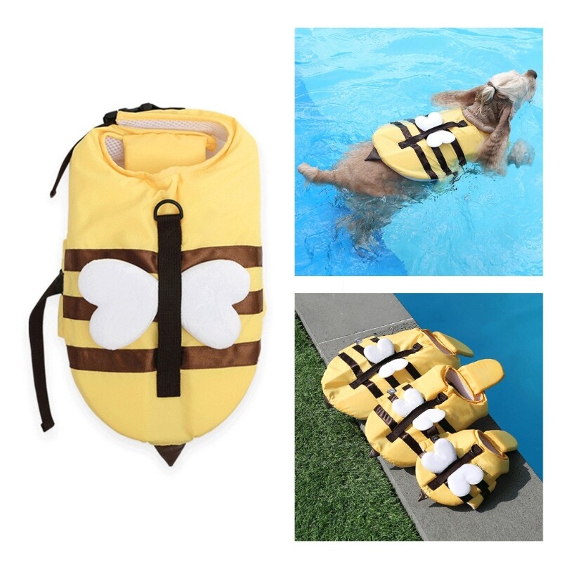 Dog Life Preservers Swimsuit Dog Life Vest Adjustable Belt Flotation