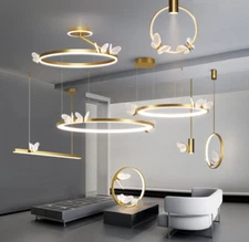 Modern Butterfly LED Crystal Chandelier Ceiling Lights Wall Lamp Table Fixtures