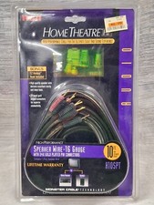 RCA Speaker Wire 16 Gauge 10 ft Home Theatre HP Audio H10SPT NOS