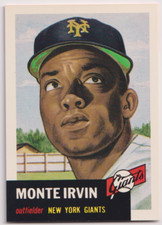 1991 Topps Archives 1953 #62 Monte Irvin New York Giants HOF