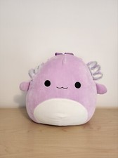 Squishmallows 12" Monica Purple Axolotl Plush Backpack - Never Used 