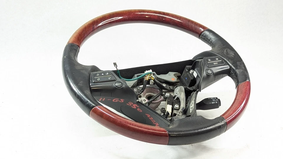 Volante Lexus GS300 GS350 GS430 2006-2011 madera cuero OEM Foto 2 de 4