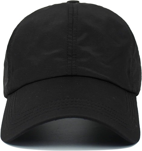 DOOVID Baseball Cap Women Summer Mesh Sports Criss One Size, 1 Pack Black - Picture 3 of 7
