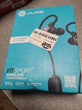 JLabs Fitsport 3 Wireless Bluetooth Signature Earbuds, Black New
