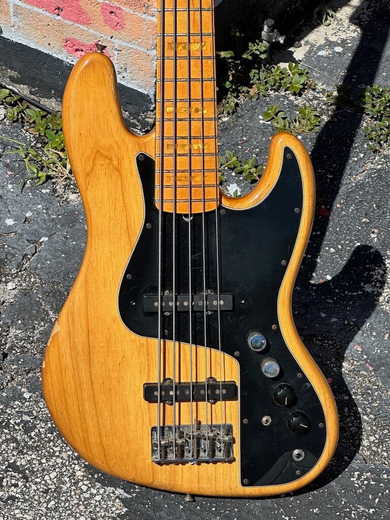 2003 Fender Jazz Bass V Marcus Miller Signature 8 1/2 lb.  5-string made in USA.