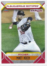 2023 Albuquerque Isotopes (Triple A-Colorado Rockies) Matt Koch