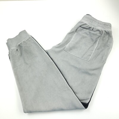 $175 ATM Anthony Thomas Melillo Gray Chroma Wash Pique Jogger Pants Mens XL