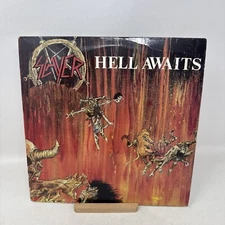 Slayer ‎– Hell Awaits LP 1985 Metal Blade ‎- MX8020 - Hauppauge 1st Pressing