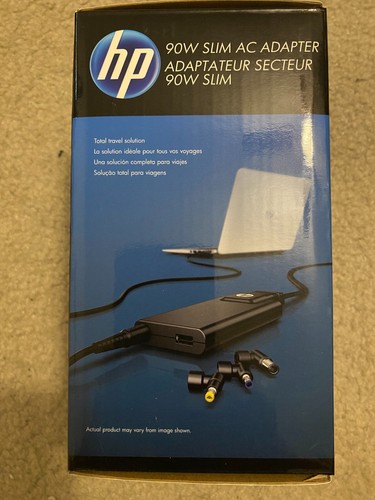 HP 90W Slim AC Adapter Universal Combo Notebook 4.5 mm 7.4 mm Ultrabook H6Y83UT - Picture 2 of 5