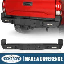 Hooke Road Back Rear Bumper For 2016-2023 Toyota Tacoma