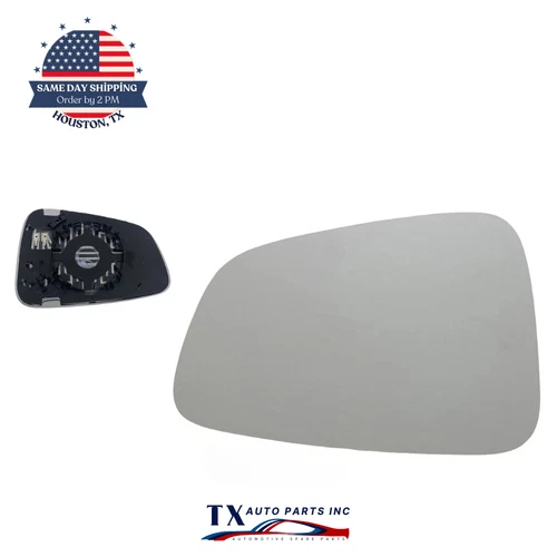 For 2016-21 Tesla Model X  Left Driver Side Heated Mirror Glass w/o Auto Dimming
