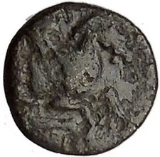 Lampsakos in Mysia 400BC Rare Ancient Greek Coin Female head Pegasus  i47867