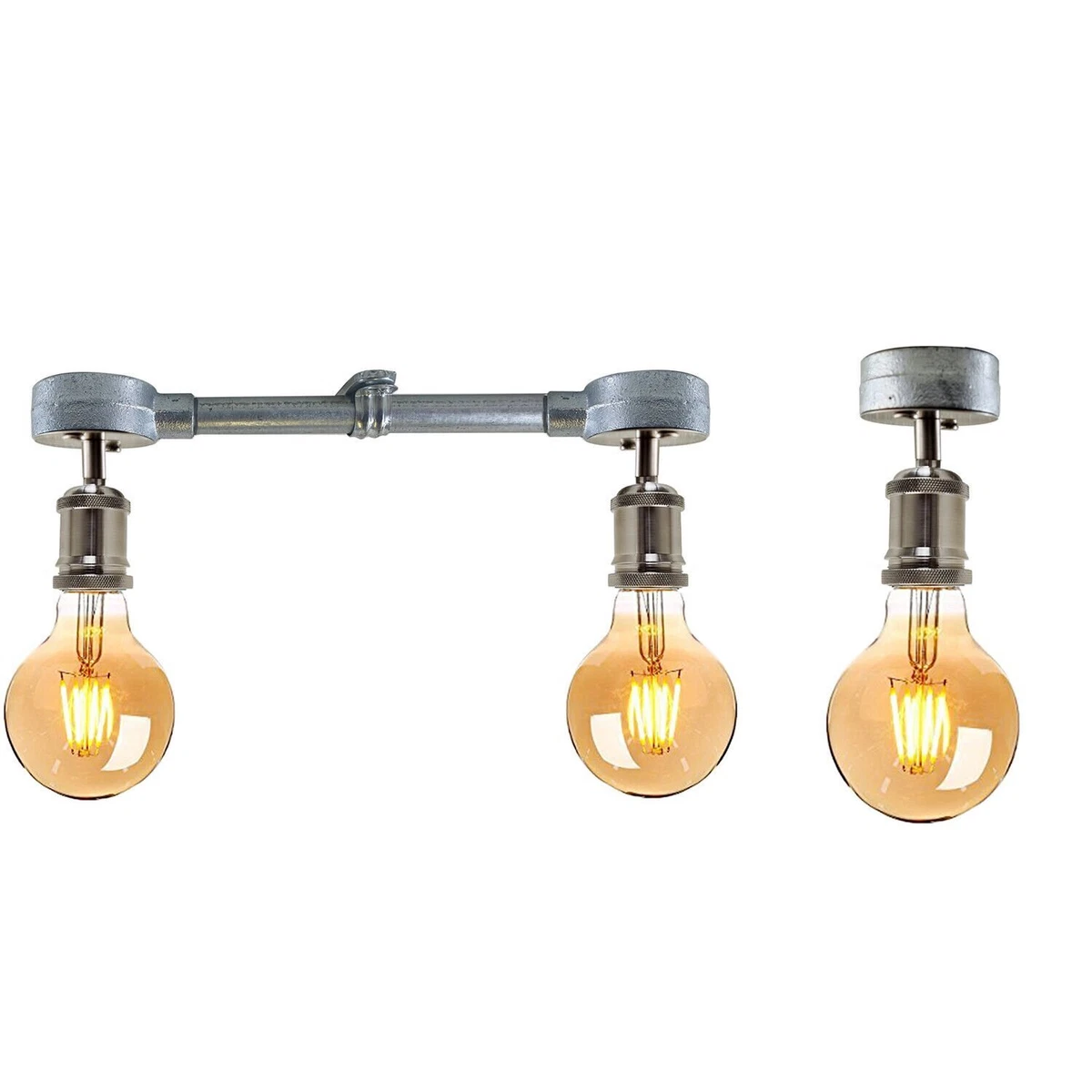 Metal pipe light fixture deals