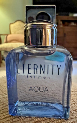 CALVIN KLEIN ETERNITY AQUA MINIATURE MINI MEN .5 OZ 15 ML EAU DE TOILETTE SPLASH