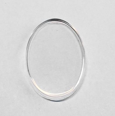 VERRE MONTRE A TALON RECTANGLE 17.3 X 15.3 MM HAUTEUR 2.22 MM