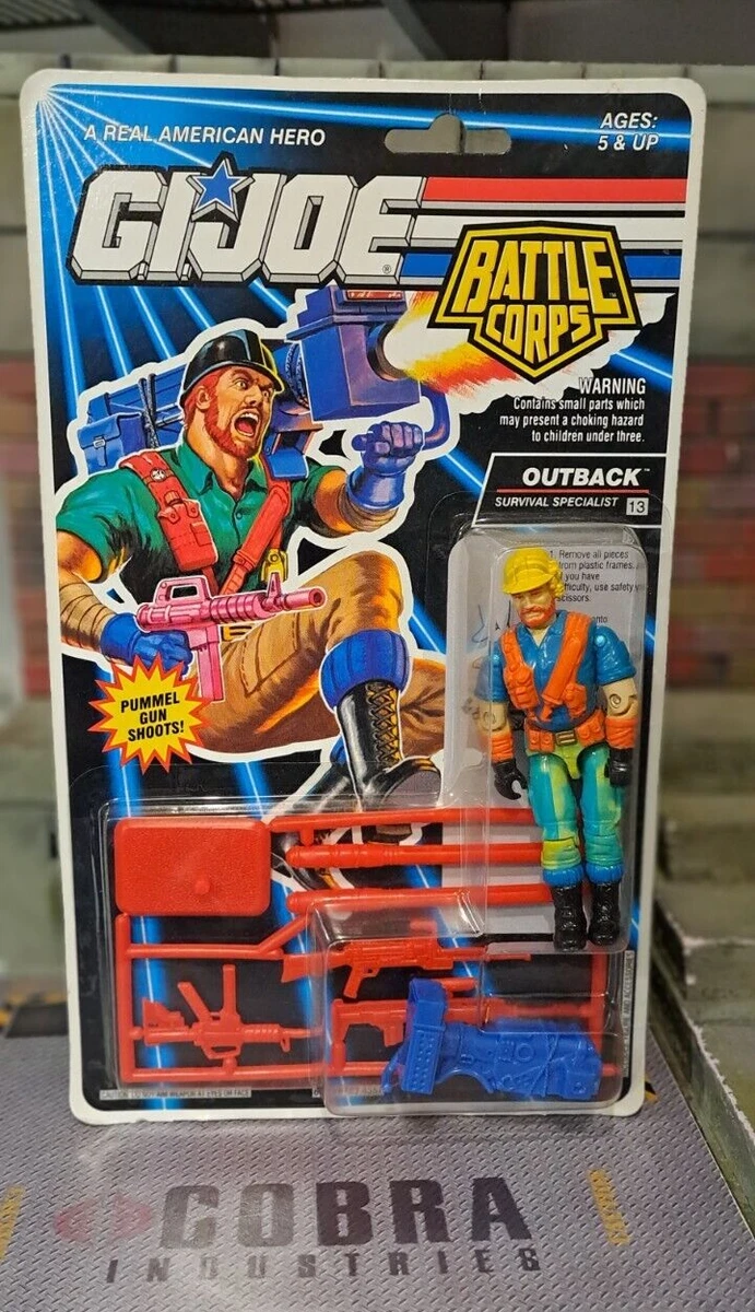 GI JOE 1992 OUTBACK MOC MOSC JUNGLE SURVIVAL TROOPER BATTLE