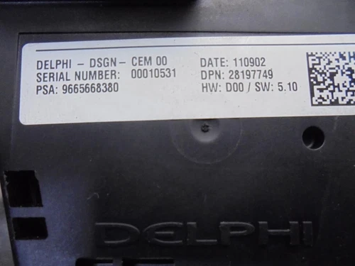 9665668380 Multifunction Control for PEUGEOT 508 SW Access 2011 4788353 - Picture 2 of 10