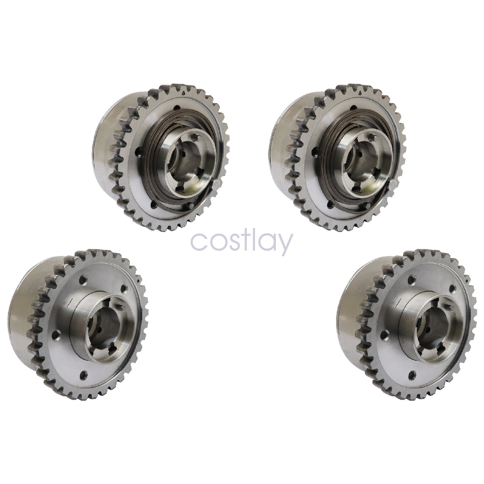 4Pcs Camshaft Phaser Inlet & Outlet Fits Maserati Quattroporte Ghibli S 3.0L New