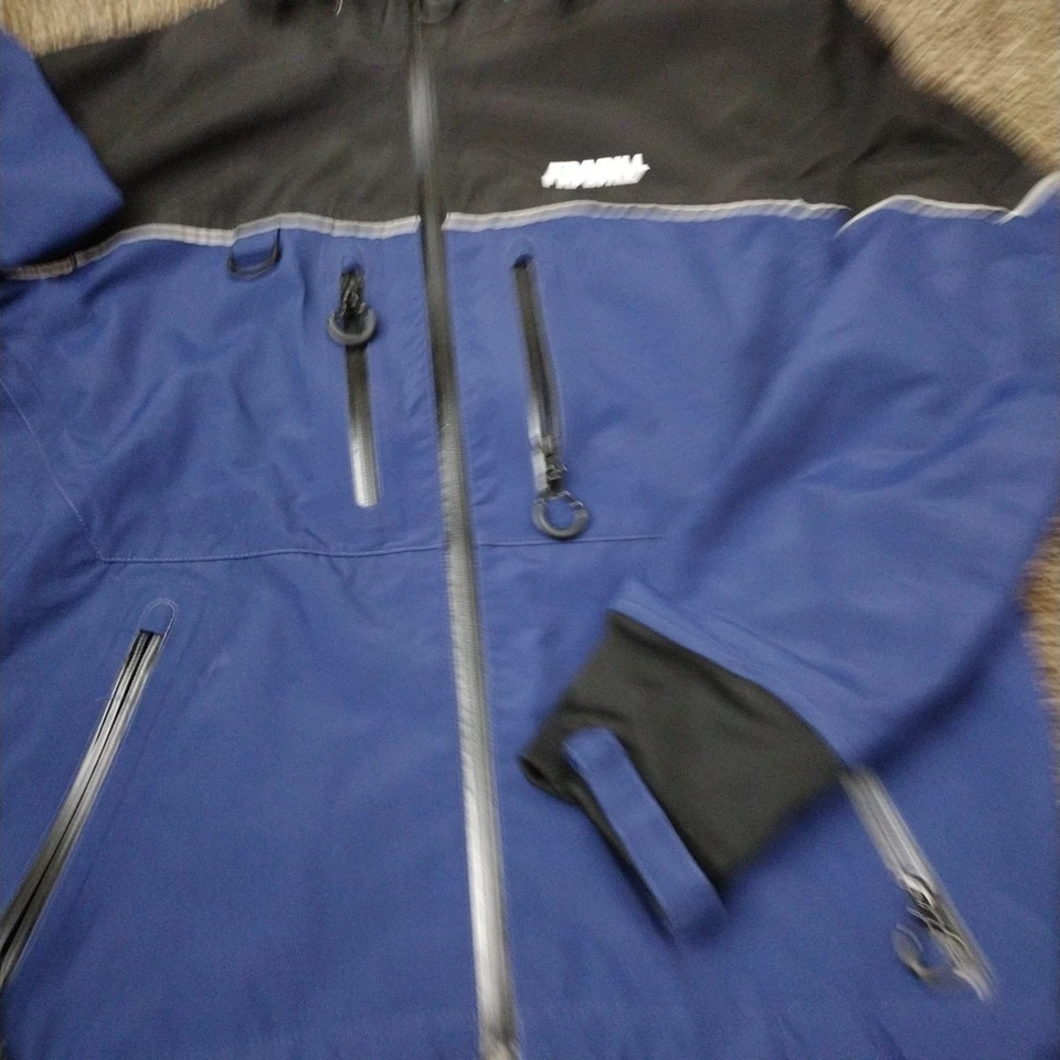 Chaqueta Frabill F2 Surge 3XL Roja Impermeable Pesca Lluvia Abrigo StormShield Tech Foto 3 de 4