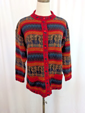 100 Alpaca Cardigan Made in Peru So Pretty See Descrip for Size Details