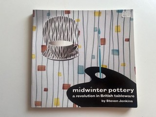 Vintage Mid Century Modern MIDWINTER POTTERY BOOK Conran Tait Primavera Savanna