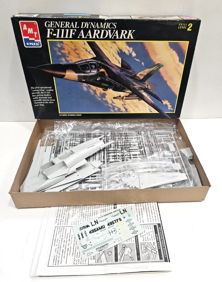 2X LOT 1/72 AMT F-111F AARDVARK + REVELL SU-27 FLANKER NEW AIRCRAFT MODEL KITS - Image 2 of 3