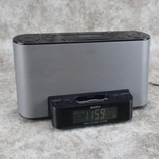 Sony Dream Machine ICF-CS10iP iPod iPhone 30 pin Dock AM/FM, Black