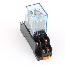 10A DPDT LY2NJ AC 110V Coil Power Relay with PTF08A Socket Base Replacements