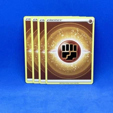 Pokémon Basic Fighting Energy SWSH09: Brilliant Stars Regular (x4) 2022